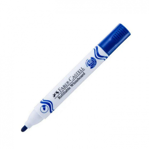 Markere și textmarkere - Marker whiteboard W20 Faber-Castell albastru