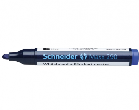 Marker Schneider Maxx 290 albastru pentru whiteboard si flipchart [2]