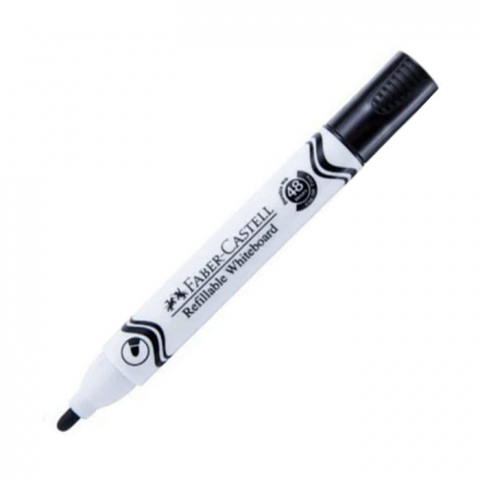 Markere și textmarkere - Marker whiteboard W20 Faber-Castell negru