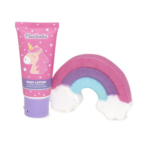 Set cosmetice - Little Unicorn - Bomba de baie si Gel de dus Martinelia [1]