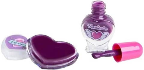 Set lac de unghii si luciu de buze 3ml + 2.5g Martinelia Crush culori diferite [2]