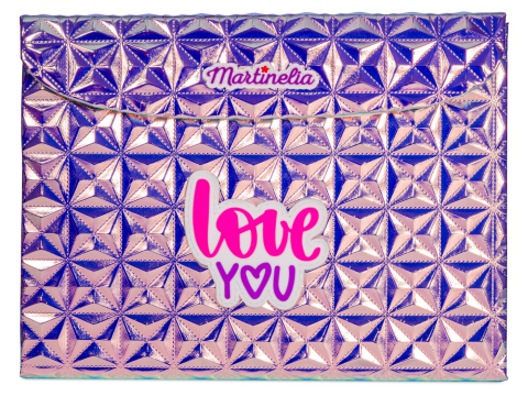 Cosmetice și bijuterii copii - MARTINELIA SUPER GIRL TRUSA DE MACHIAJ IN FORMA DE CARTE MARE