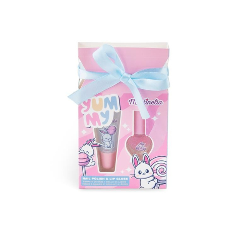 Cosmetice și bijuterii copii - MARTINELIA YUMMY SET LAC DE UNGHII SI LUCIU DE BUZE