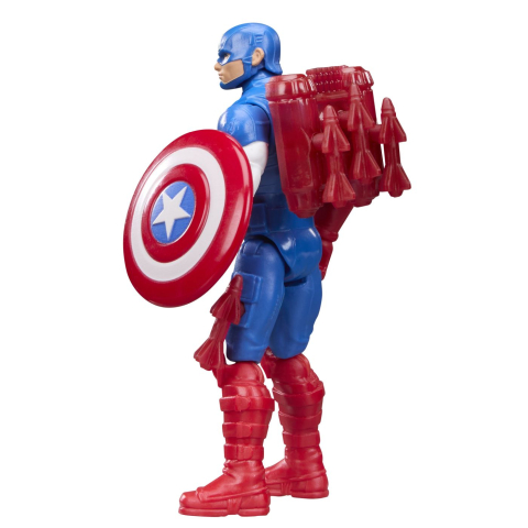 MARVEL AVENGERS ACTION VERS SET FIGURINA CAPTAIN AMERICA SI ACCESORII 11.4CM [8]