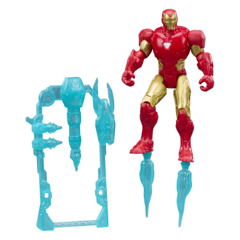MARVEL AVENGERS ACTION VERS SET FIGURINA IRON MAN SI ACCESORII 11.4CM [2]