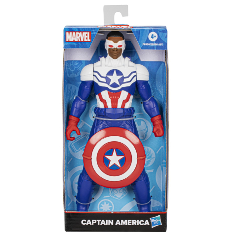 Figurine - MARVEL AVENGERS FIGURINA CAPTAIN AMERICA ALBASTRU DESCHIS 24CM