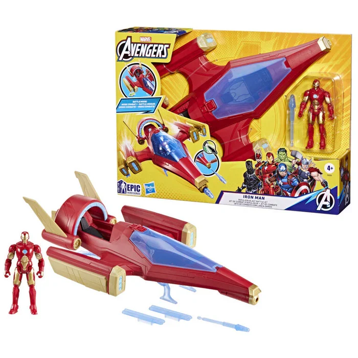 Jucării și jocuri - Marvel Avengers Iron Man Repulsor Blast Battle Jet