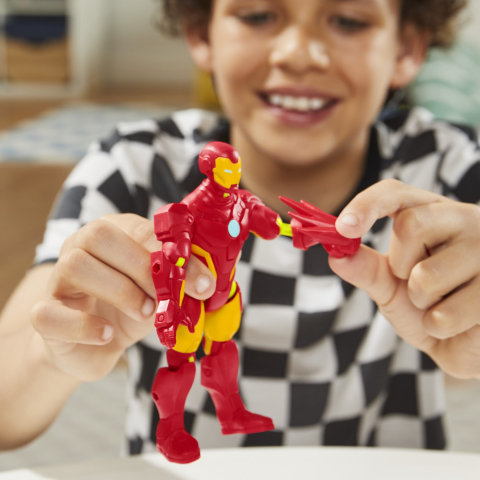 MARVEL AVENGERS MIX MASHERS FIGURINA IRON MAN 12CM [4]