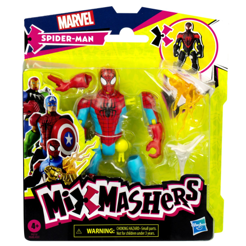 Figurine - MARVEL AVENGERS MIX MASHERS FIGURINA SPIDER-MAN 12CM