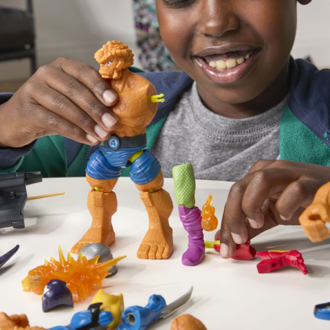 MARVEL AVENGERS MIX MASHERS SET FIGURINA MARVELS THE THING 12CM SI ACCESORII [6]