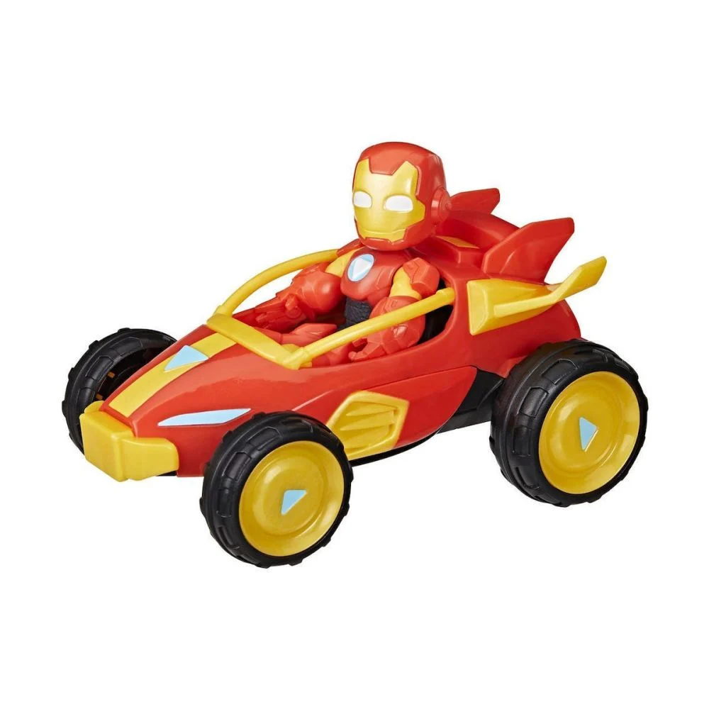Set figurina cu vehicul Marvel Iron Man And His Awesome Friends Iron Man Racer 7 x 26 x 19 cm [2]