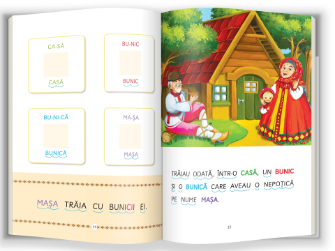 Masa si ursul. Invat sa citesc de mic [1]