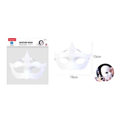 Accesorii craft - Masca alba pentru pictura 13x19 cm Motarro
