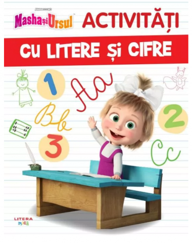 Materiale educaționale - Masha si Ursul. Activitati cu litere si cifre
