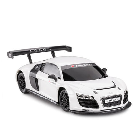 MASINA CU TELECOMANDA AUDI R8 ALB CU SCARA 1 LA 24 [2]