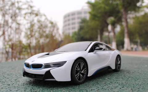 MASINA CU TELECOMANDA BMW i8 SCARA 1 LA 18 [7]