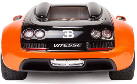 MASINA CU TELECOMANDA BUGATTI GRAND SPORT VITESSE PORTOCALIE CU SCARA 1 LA 18 [6]