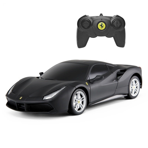 MASINA CU TELECOMANDA FERRARI 488 GTB NEGRU SCARA 1 LA 24 [1]