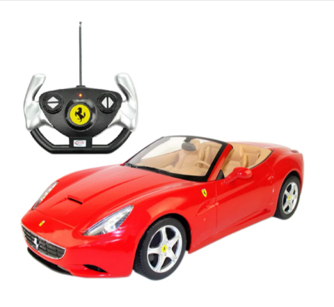 Masinuțe cu telecomandă - Masinuta cu telecomanda Rastar Ferrari California scara 1:12