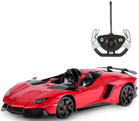 Masinuțe cu telecomandă - Masinuta cu telecomanda Rastar Lamborghini Aventador J scara 1:12
