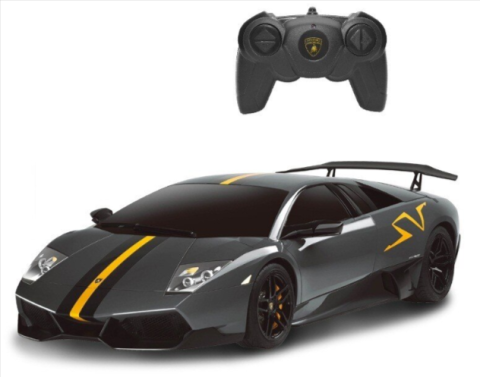 Masinuțe cu telecomandă - Masinuta cu telecomanda Rastar Lamborghini Murcielago LP670-4 Superveloce scara 1:24