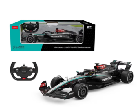 Masinuțe cu telecomandă - Masinuta cu telecomanda Rastar Mercedes AMG F1 W15 E Performance scara 1:12