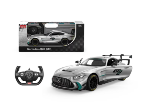 Masinuțe cu telecomandă - Masinuta cu telecomanda Rastar Mercedes AMG GT2 scara 1:14
