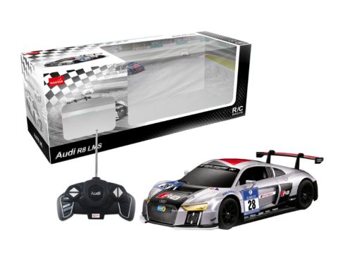 Masinuțe cu telecomandă - Masinuta cu telecomanda Rastar Audi R8 LMS 2015 scara 1:18