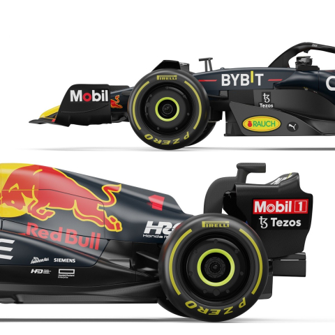 MASINA CU TELECOMANDA ORACLE RED BULL RACING RB18 SCARA 1 LA 12 [2]