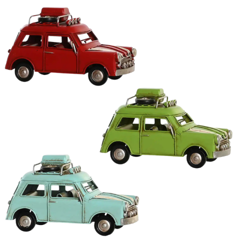 Mașini decorative - Masina decorativa retro din metal 16x7x9 cm