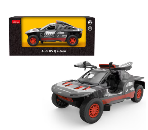 Mașinuțe de jucărie - Masinuta metalica Rastar Audi RS Q E-Tron 1:24
