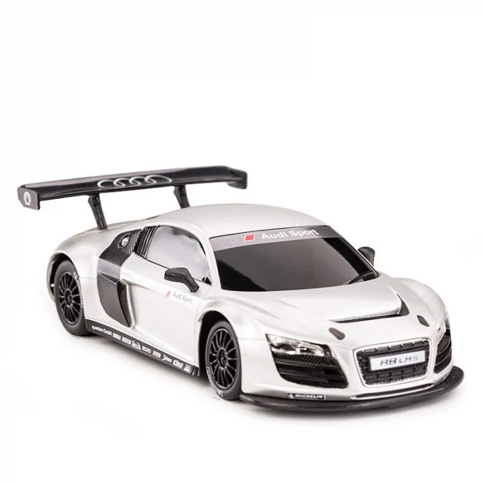 Masinuta metalica Audi R8 argintie scara 1:24 Rastar [2]