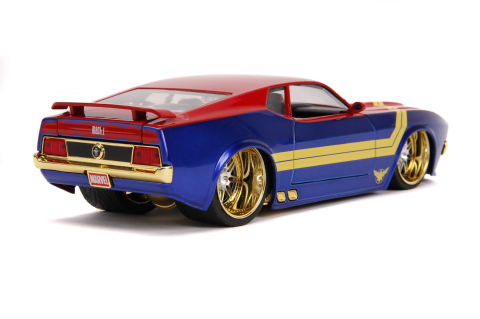 MASINUTA METALICA CAPTAIN MARVEL 1973 FORD MUSTANG MACH 1 SCARA 1 LA 24 [2]