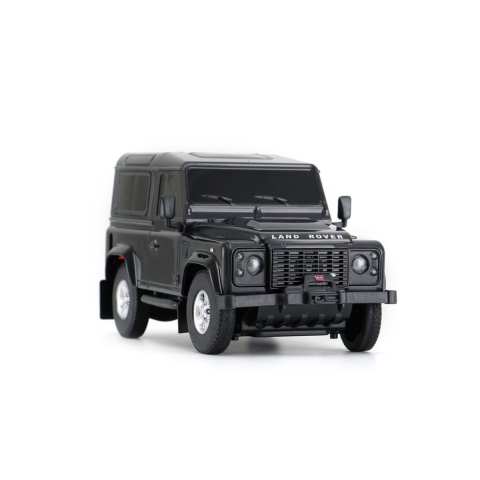 MASINUTA METALICA CONVERTIBILA LAND ROVER DEFENDER NEGRU CU SCARA 1 LA 32 [2]