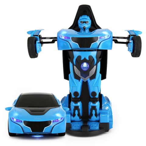 Mașinuțe de jucărie - MASINUTA METALICA CONVERTIBILA RS ALBASTRA CU SCARA 1 LA 32