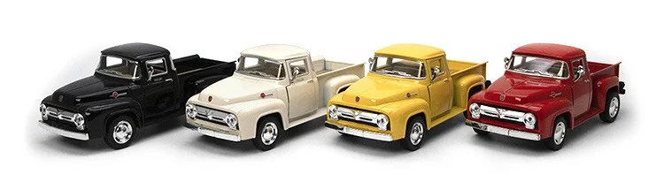 Masinuta metalica Ford F-100 1956 13 cm scara 1 la 38 Kinsmart [1]