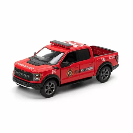 Masinuta metalica Ford F-150 Raptor Politie/Pompieri 13 cm [1]