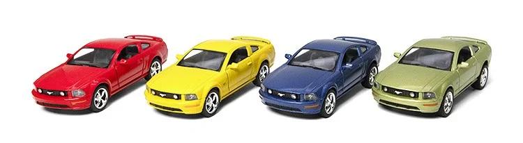 Noutăți Librăria Compas - Masinuta metalica Ford Mustang GT 2006 Kinsmart 13 cm