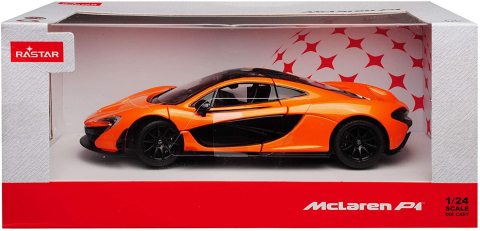 Vehicule de jucărie - MASINUTA METALICA McLAREN P1 PORTOCALIU SCARA 1 LA 24