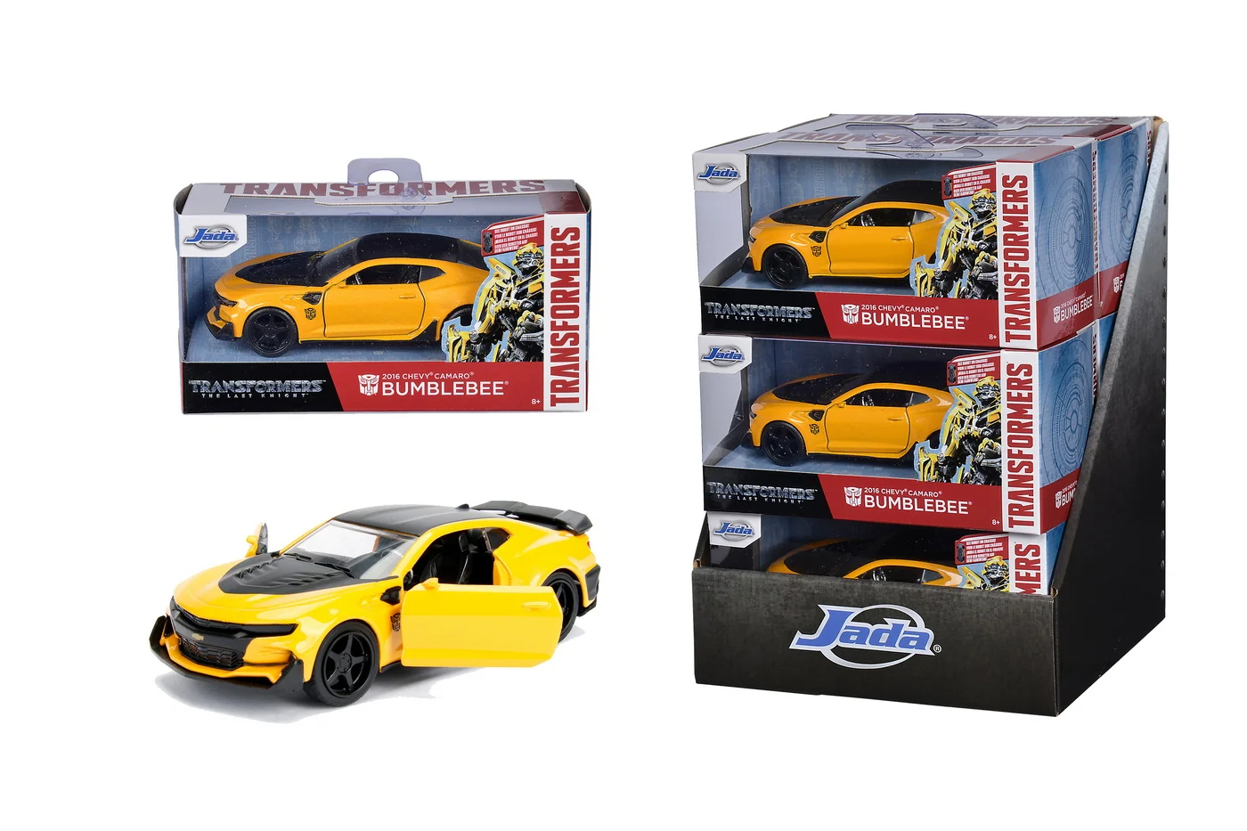 Noutăți Librăria Compas - Jada Transformers Masinuta Metalica 2016 Chevy Camaro Bumblebee 1:32