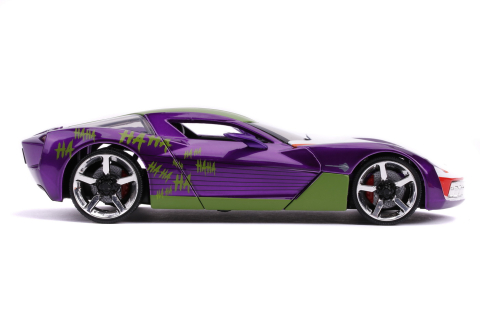 MASINUTE METALICA CHEVY CORVETTE STINGRAY 2009 SI FIGURINA JOKER SCARA 1:24 [4]