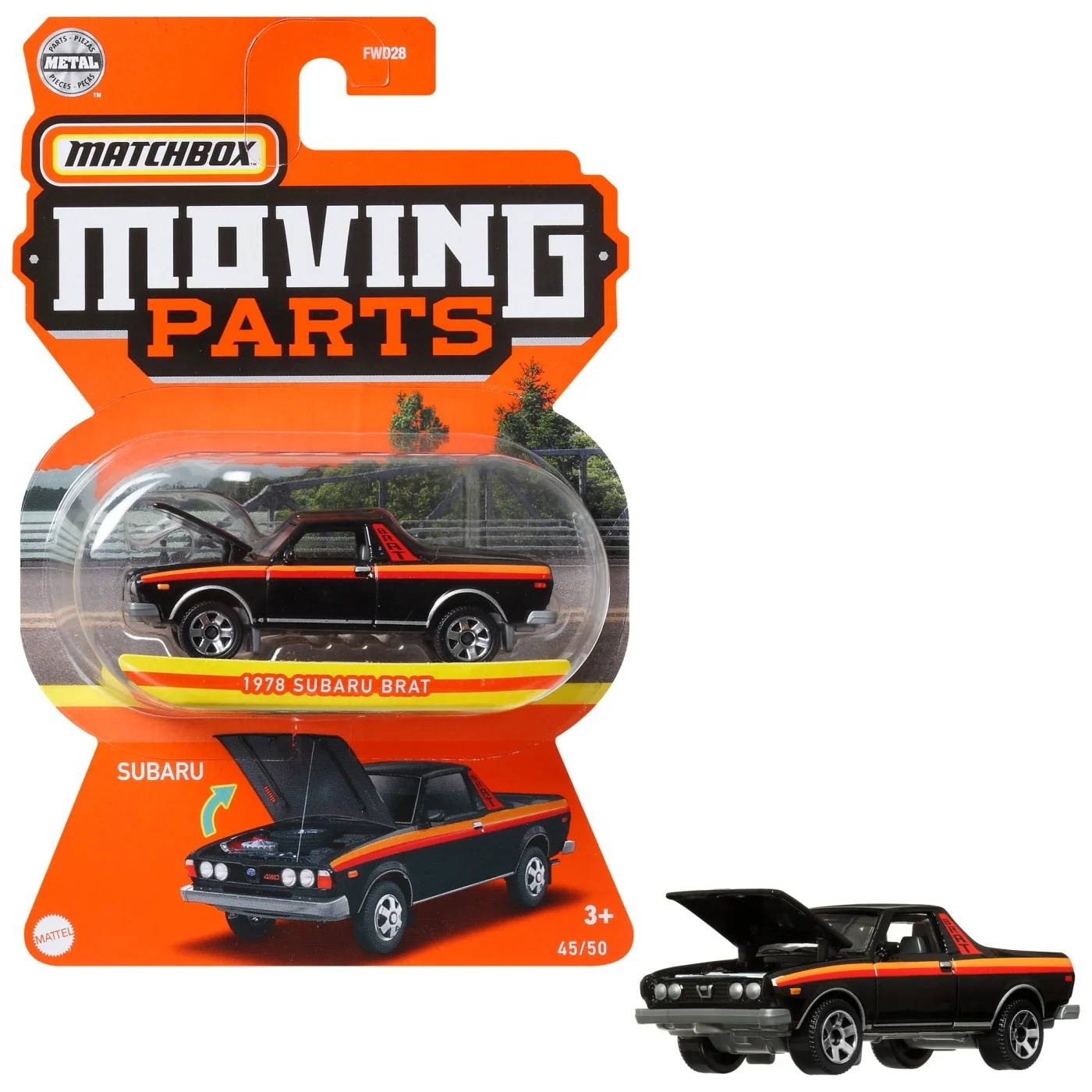 Mașinuțe de jucărie - Matchbox Masinuta Metalica cu Parti Mobile 1978 Subaru Brat 1:64