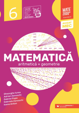 Noutăți Librăria Compas - Matematica. Standard clasa a VI-a 2025-2026 (Aritmetica, geometrie) – Gheorghe Iurea, Adrian Zanoschi, Gabriel Popa, Gabriela Zanoschi, Ioana Anton