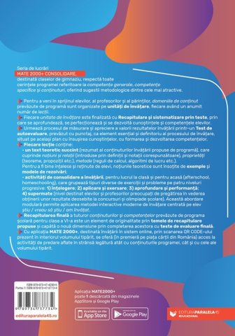 Matematica Consolidare clasa a VI a Partea II – Maria Zaharia, Dan Zaharia 2025-2026 [1]