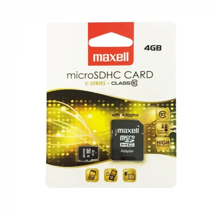 Electronice și accesorii IT - Card memorie Maxell MicroSDHC 4GB cl10