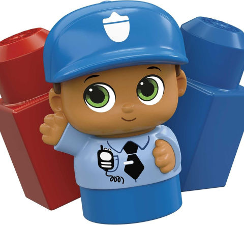 MEGA BLOKS FIRST BUILDERS VEHICUL PETER POLICE [3]