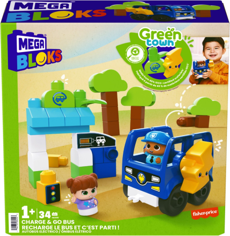 Jocuri de construcție și cuburi - MEGA BLOKS SET CONSTRUCTIE 34 PIESE