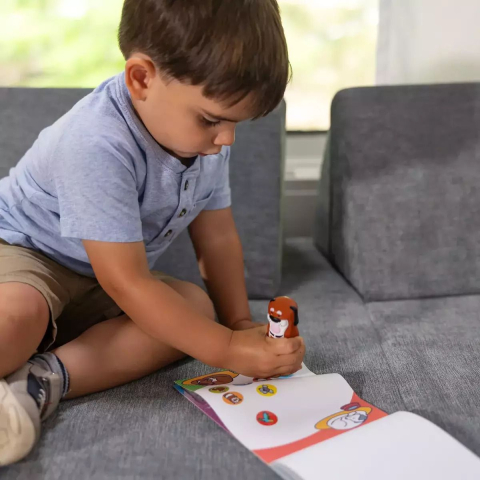 MELISSA AND DOUG STICKER WOW SET DE JOACA AUTOCOLANTE SI STAMPILA CATELUS [3]