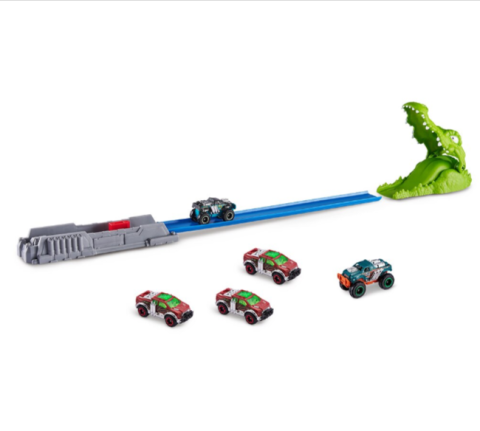 Set de joaca Metal Machines Crocodilul Furios cu pista si masinuta [3]