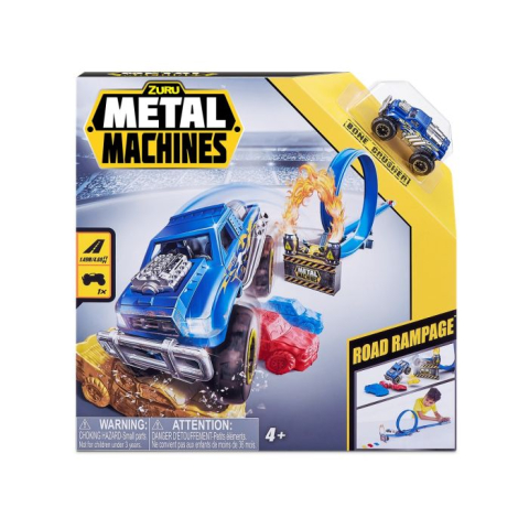 Mașinuțe de jucărie - Metal Machines set de joaca Road Rampage